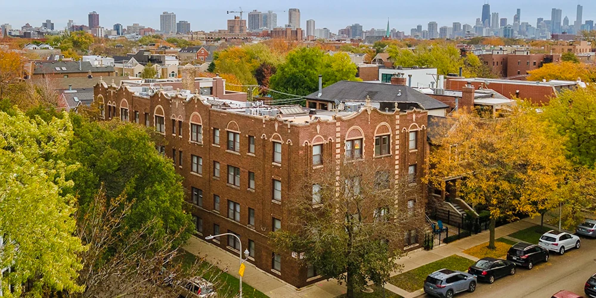Renovated apartment building — 3323-25 N. Lakewood Ave, TBS Properties